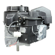Engine block with various components on a white background